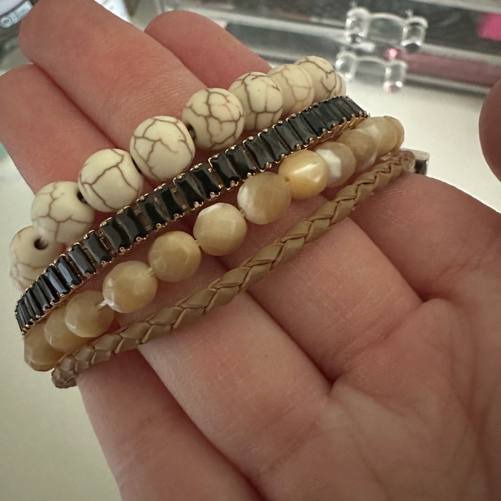 Victoria Emerson layered adjustable bracelet